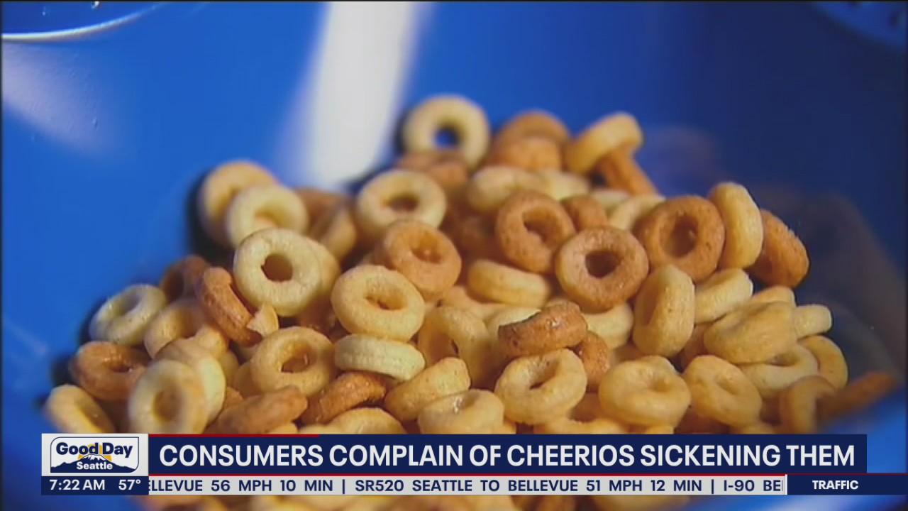 Consumers reporting Cheerios making them sick
