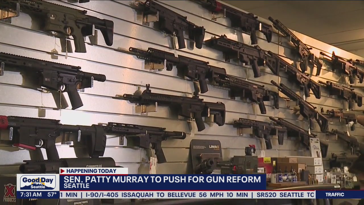Sen. Patty Murray to push for gun reform, as Washington state passes new firearms laws