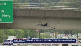 Lind Ave. overpass still shut down after collision Monday