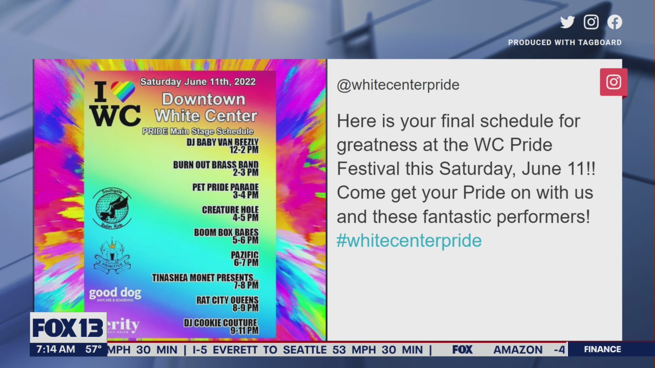 Seattle Pride Month events for the Weekend of June. 10, 2022