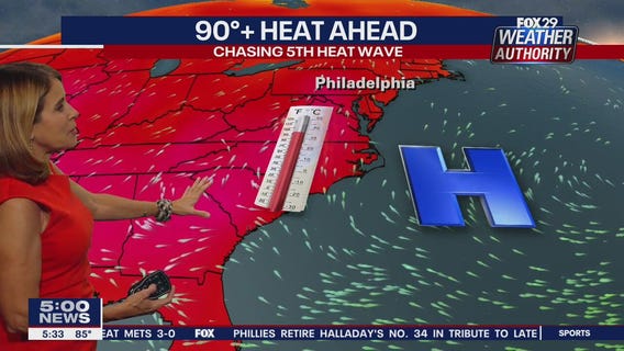 Weather Authority: 5 p.m. Monday forecast