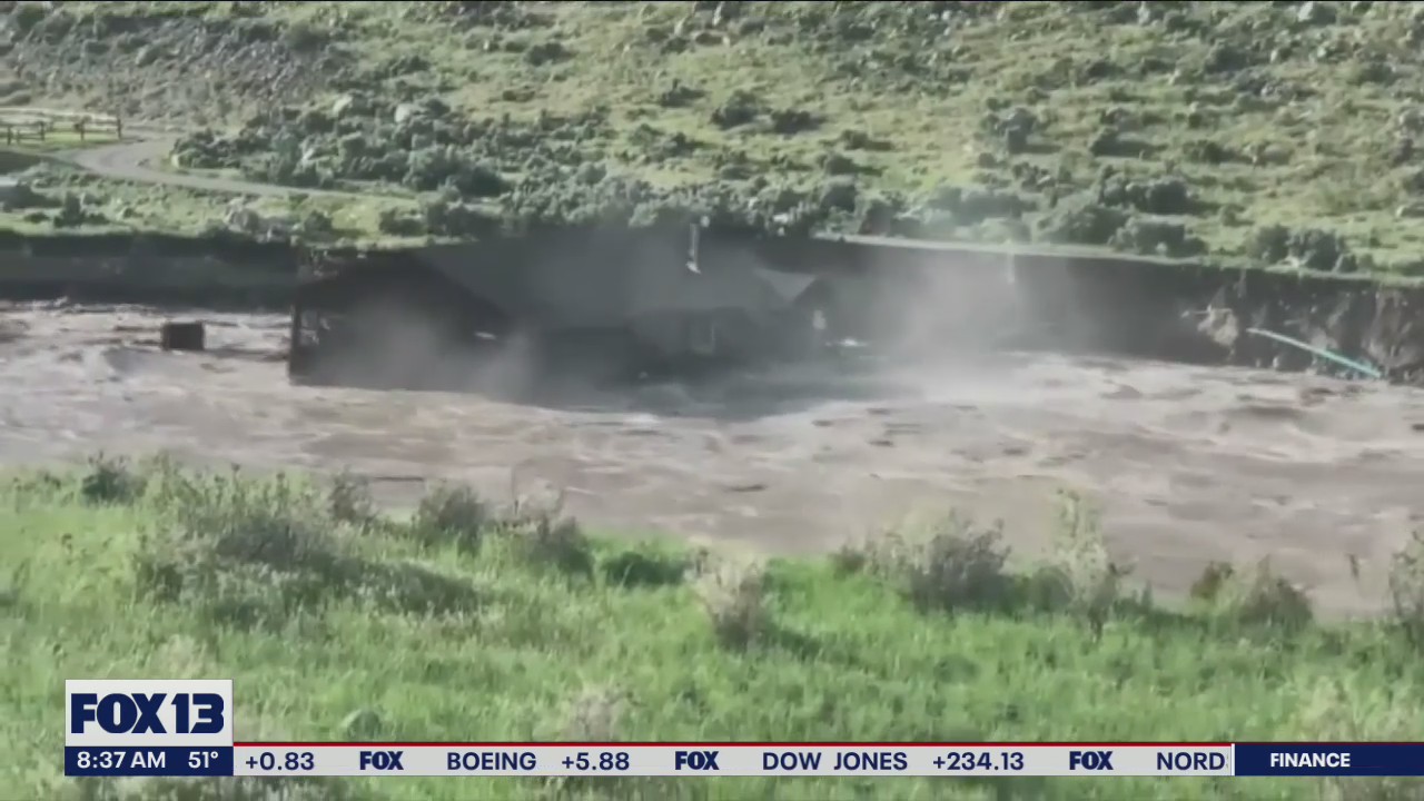 Flooding in Yellowstone National Park