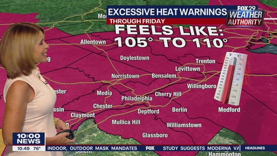 Weather Authority: 10 p.m. Wednesday forecast