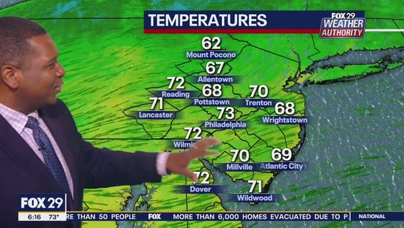 Weather Authority: 6 a.m. Monday update