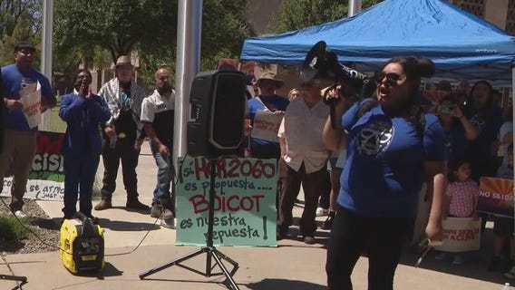 Protest against 'Secure the Border Act' on Saturday