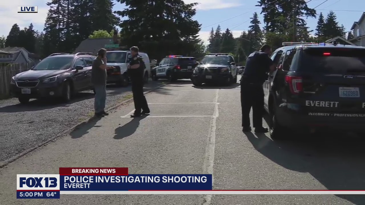 Police: 2 killed, 1 injured in Everett shooting