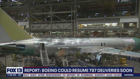 Report: Boeing could resume 787 deliveries soon