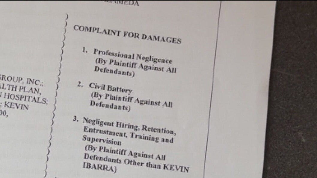 Patient files lawsuit Kaiser Permanente, alleges sexual assault during surgery