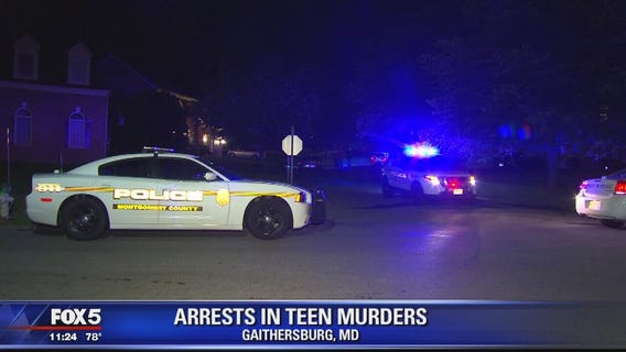 Police: 3 arrested in double-slaying of Maryland teens