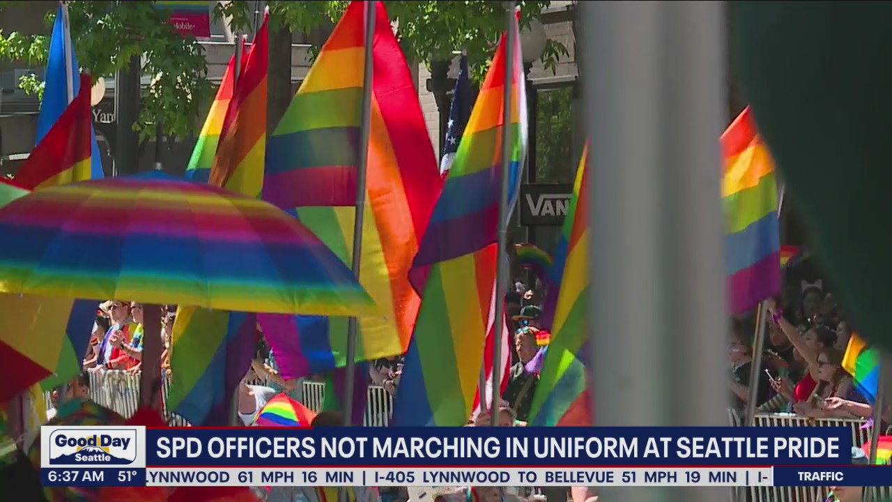 Seattle police officers will not march in uniform at Seattle Pride this year