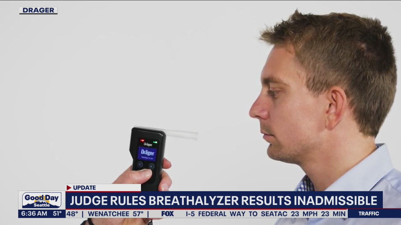 Judge rules breathalyzer results inadmissible