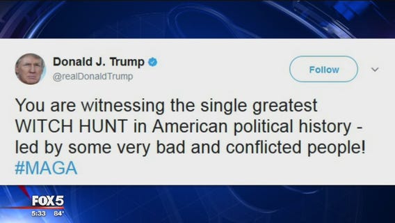 President Trump responds to obstruction investigation