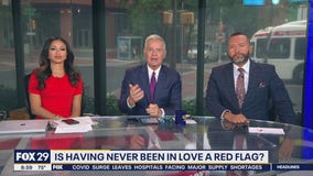Is having never been in love a red flag?