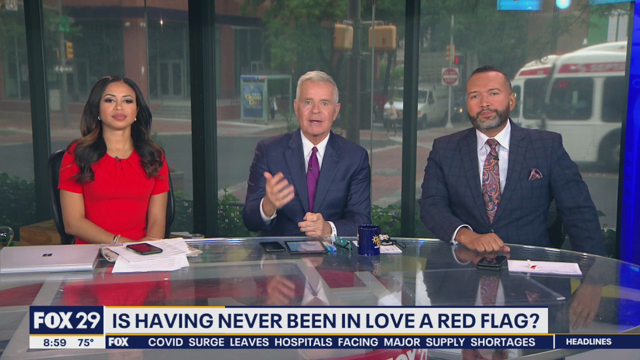 Is having never been in love a red flag?
