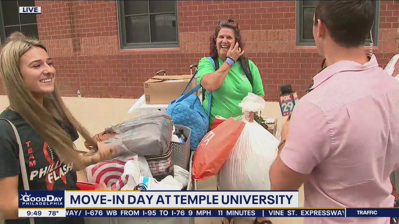 Your Classroom Comeback: Move-in day at Temple University