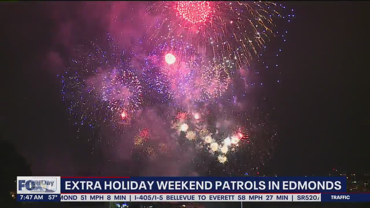 Extra holiday weekend patrols in Edmonds, Washington