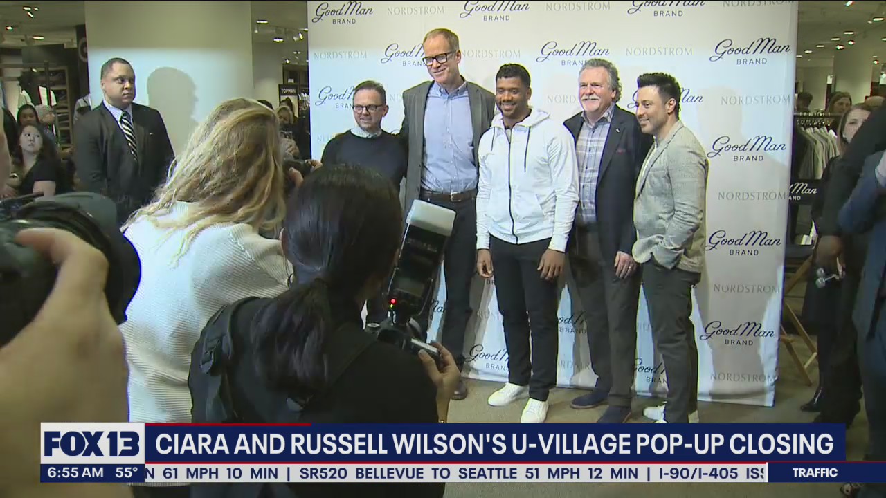 Ciara and Russell Wilson's U-Village pop-up store is closing