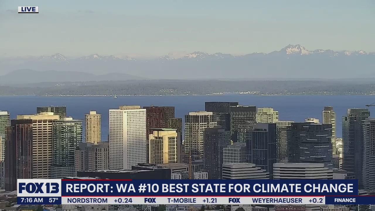 Report: The 10 best states for climate change
