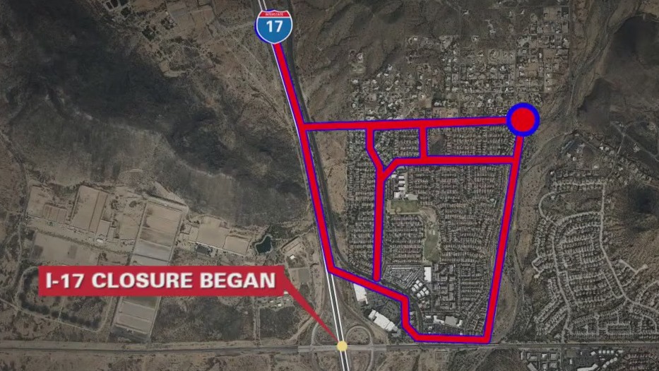 I-17 closure: Locals request better traffic management