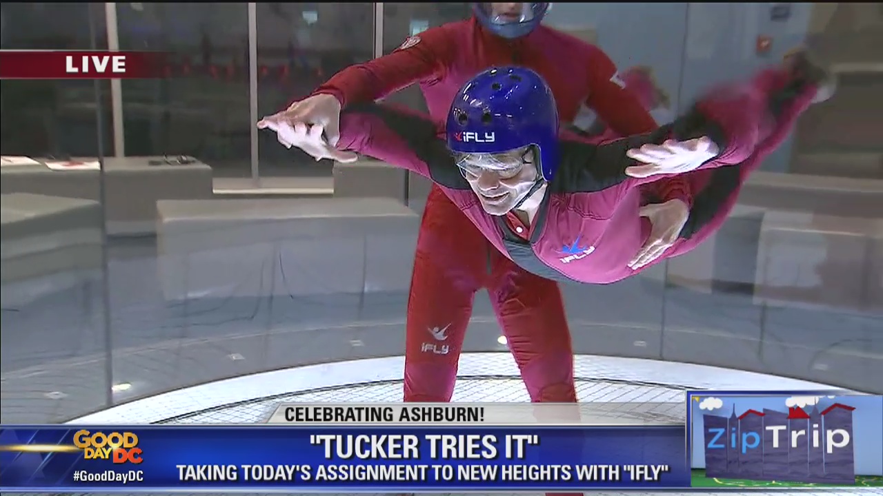 Ashburn | Zip Trip: Tucker Tries It iFly
