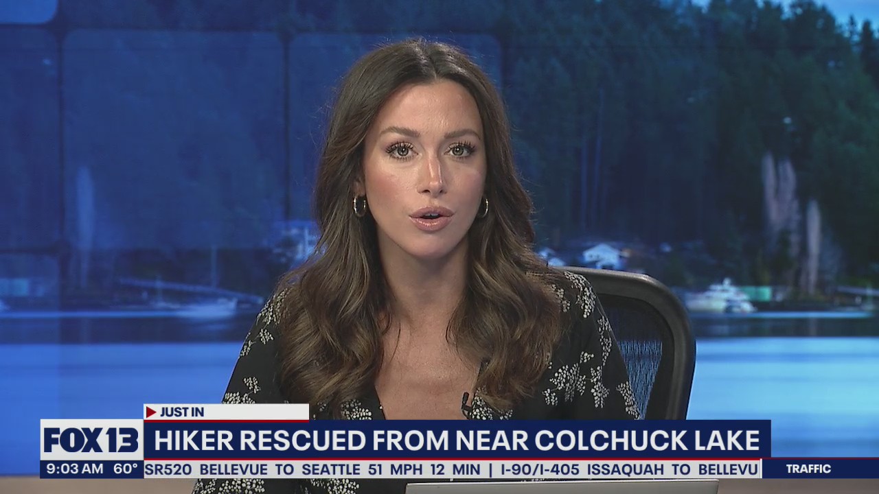 Hiker rescued by a search and rescue team near Colchuck Lake