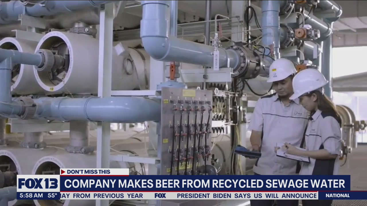 Company makes beer from recycled sewage water