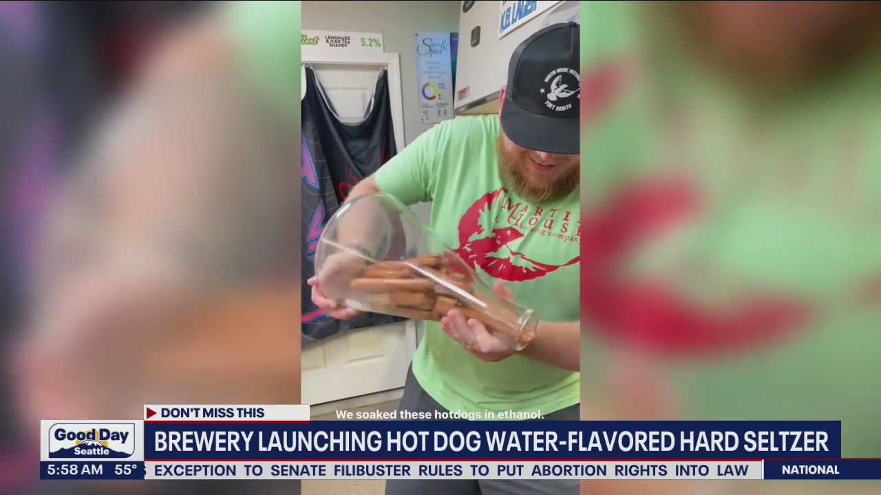 Brewery launches hot dog water-flavored hard seltzer