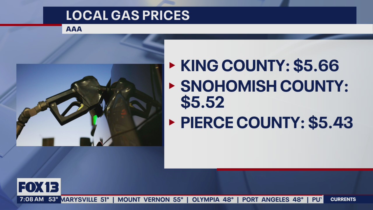 Local gas prices are on the rise in the Puget Sound region