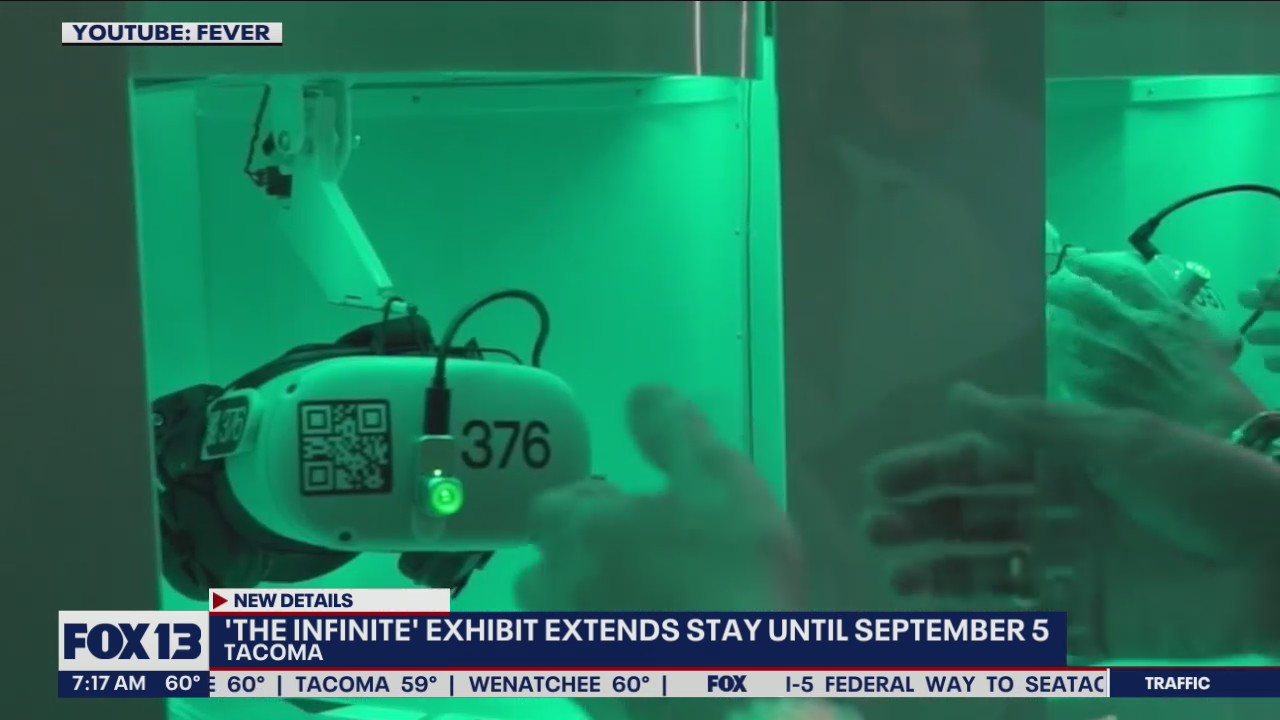 'The Infinite' exhibit extends stay in Tacoma until September 5