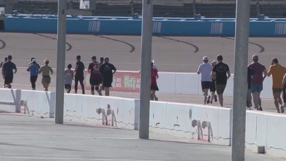 Hundreds run at Phoenix Raceway to fundraise for veterans