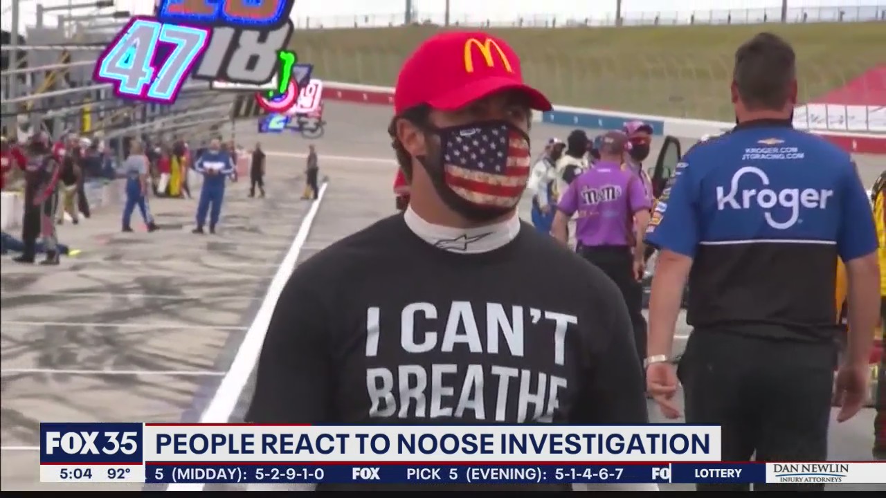 People who react to noose investigation