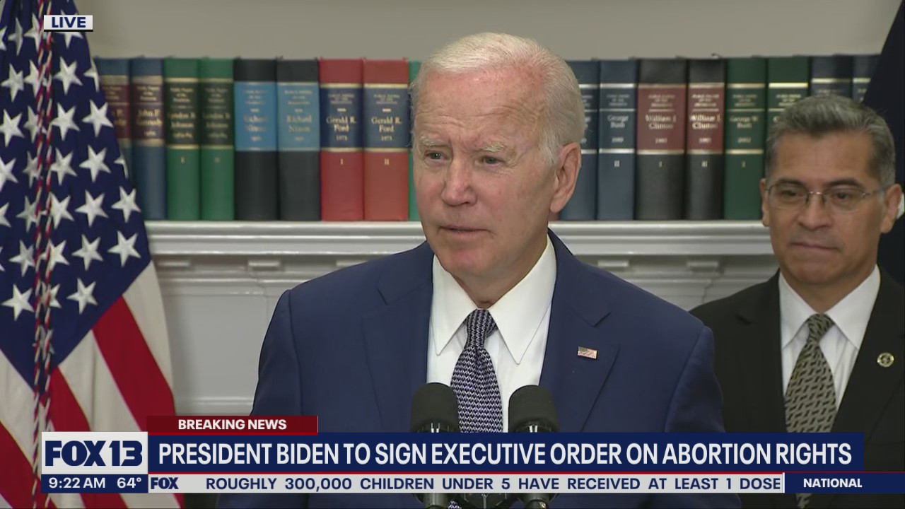 President Biden signs executive order on abortion rights