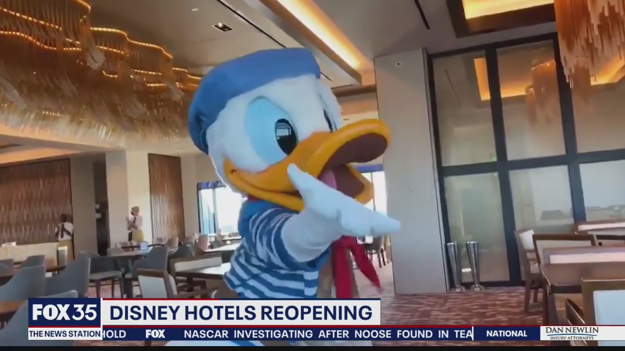 Disney hotels reopening