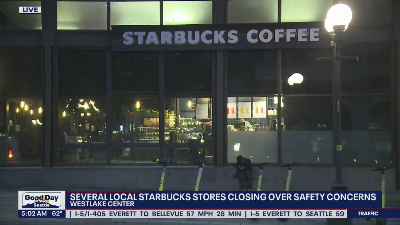 Several local Starbucks stores closing over safety concerns