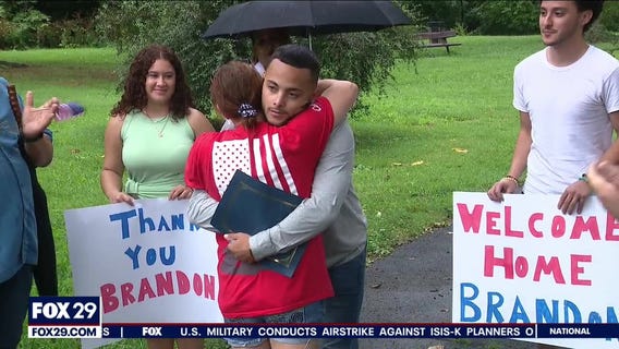 Veteran returns home to Philadelphia after 4 years of service