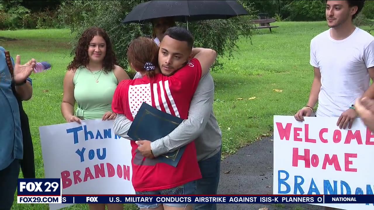 Veteran returns home to Philadelphia after 4 years of service