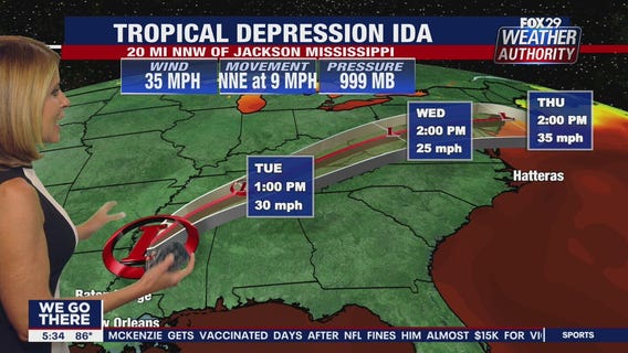 Weather Authority 5 p.m. Monday forecast