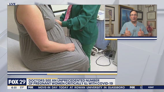 Doctors see increase in number of pregnant women critically ill with COVID-19