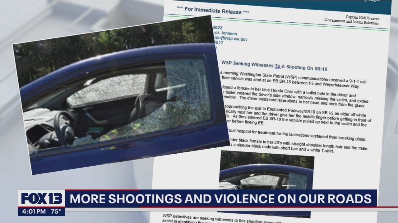 More shootings and violence on our roads