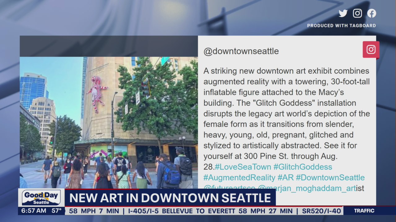 New art in downtown Seattle