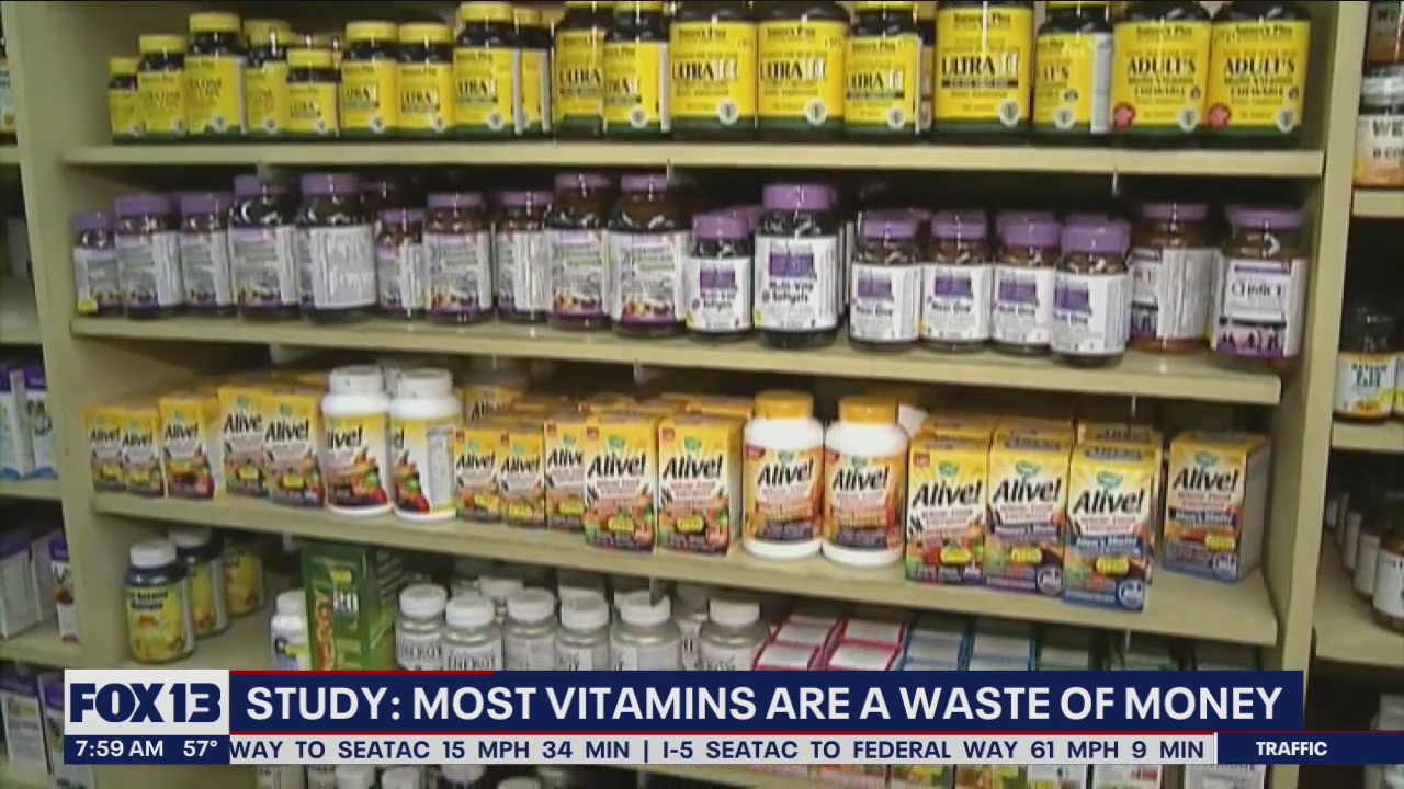 A new study is suggesting that vitamins are a waste of money