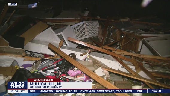 Multiple homes destroyed in Mullica Hill after tornado rips throughout neighborhood