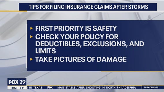 Tips for filing insurance claims after storms