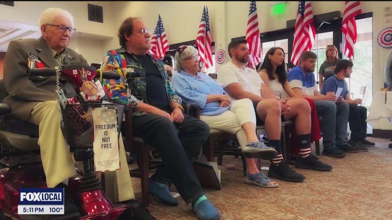 102-year-old Army vet honored on Memorial Day in Chandler