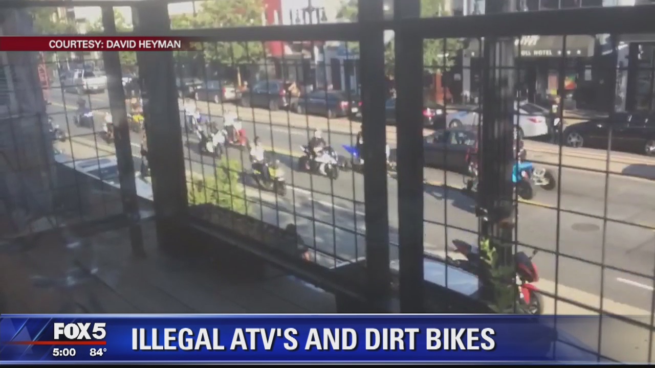 DC ATVs: Dirt bikes, four-wheelers swarm District, National Harbor