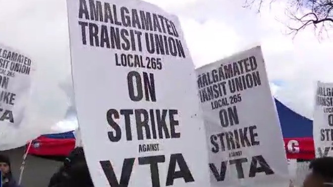 As VTA strike lingers, regular riders resort to walking to important appointments