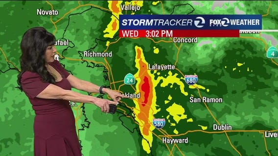 Severe thunderstorm warning for some parts of Bay Area