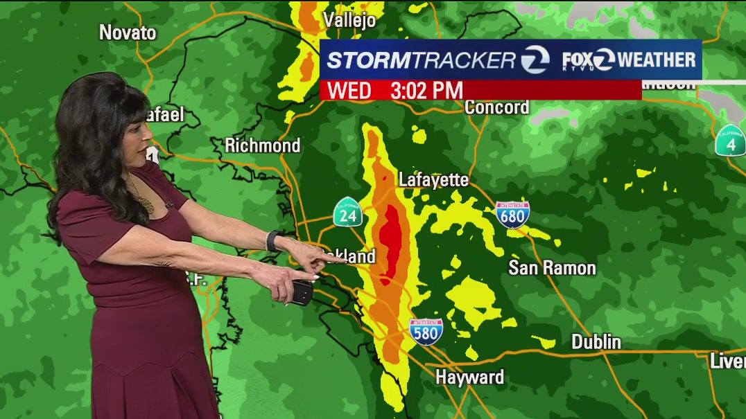 Severe thunderstorm warning for some parts of Bay Area