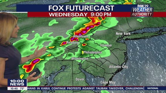 Weather Authority 10 pm Tuesday forecast