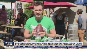 Evil Genius Beer Company hosts an Eagles tailgate block party Sunday